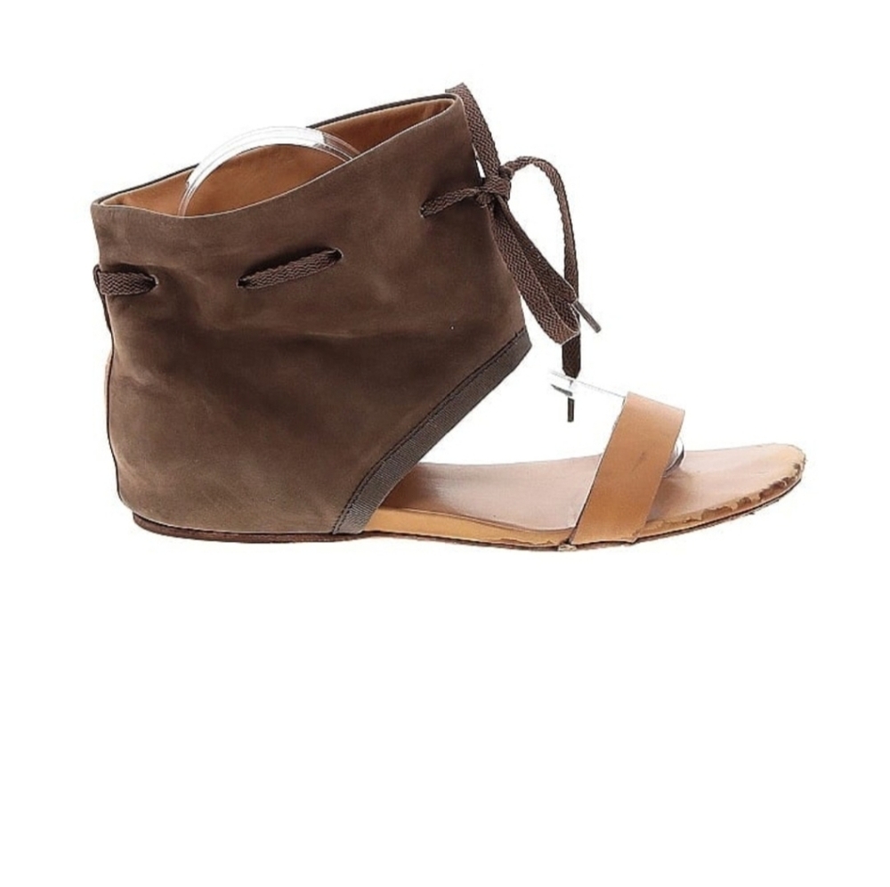 See By Chloe Brown Gladiator Sandals Size 38 US 7 7.5